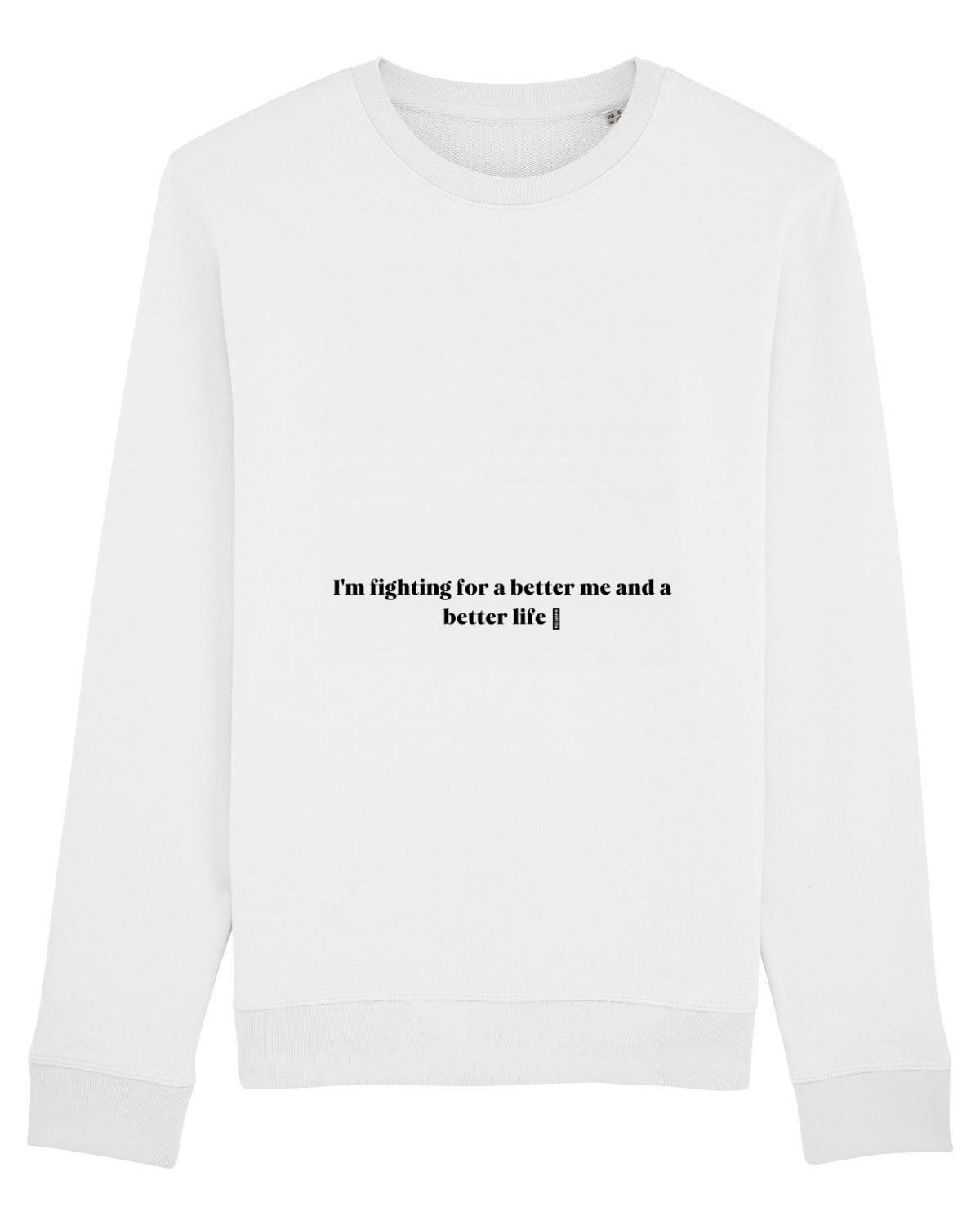 Bluză mânecă lungă Unisex Rise White