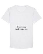 sweat today... Tricou mânecă scurtă guler larg Bărbat Skater