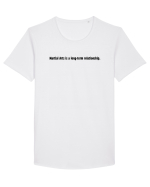 martial arts is a... Tricou mânecă scurtă guler larg Bărbat Skater