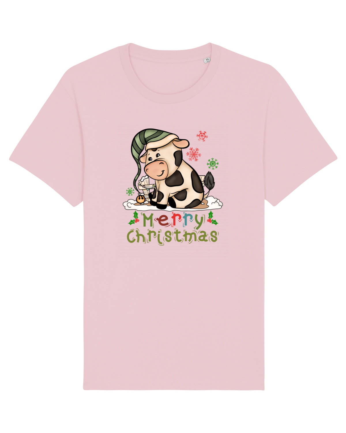 Tricou mânecă scurtă Unisex Rocker Cotton Pink