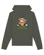 Vacă drăguță Merry Christmas HO HO HO Hanorac Unisex Drummer