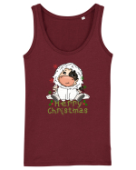 Vacă drăguță Merry Christmas HO HO HO Maiou Damă Dreamer