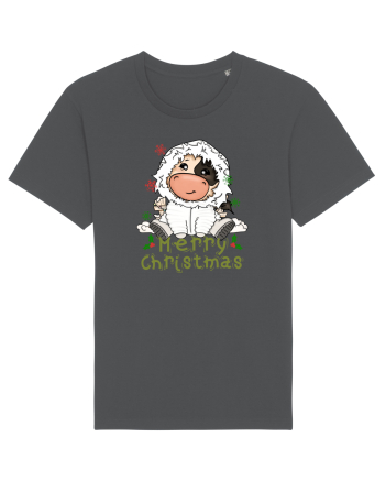 Vacă drăguță Merry Christmas HO HO HO Anthracite