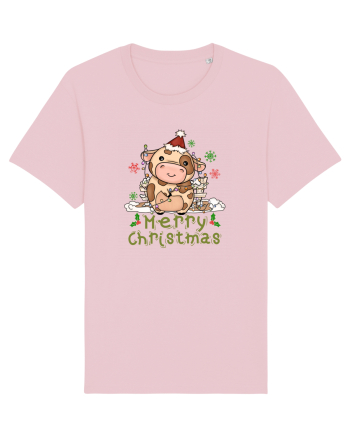 Vaca de Crăciun Cotton Pink