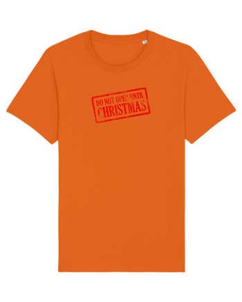 Nu deschide până la Crăciun Bright Orange