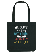Free and Equal Sacoșă textilă