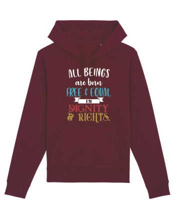 Free and Equal Burgundy