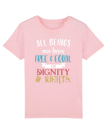 Free and Equal Cotton Pink