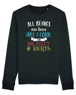 Free and Equal Bluză mânecă lungă Unisex Rise