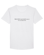 true story... Tricou mânecă scurtă guler larg Bărbat Skater