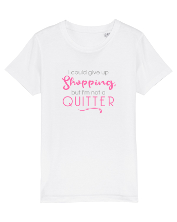 Give up shopping White