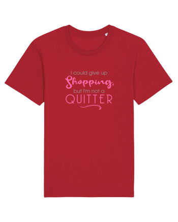 Give up shopping Red