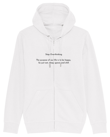 stop overthinking White