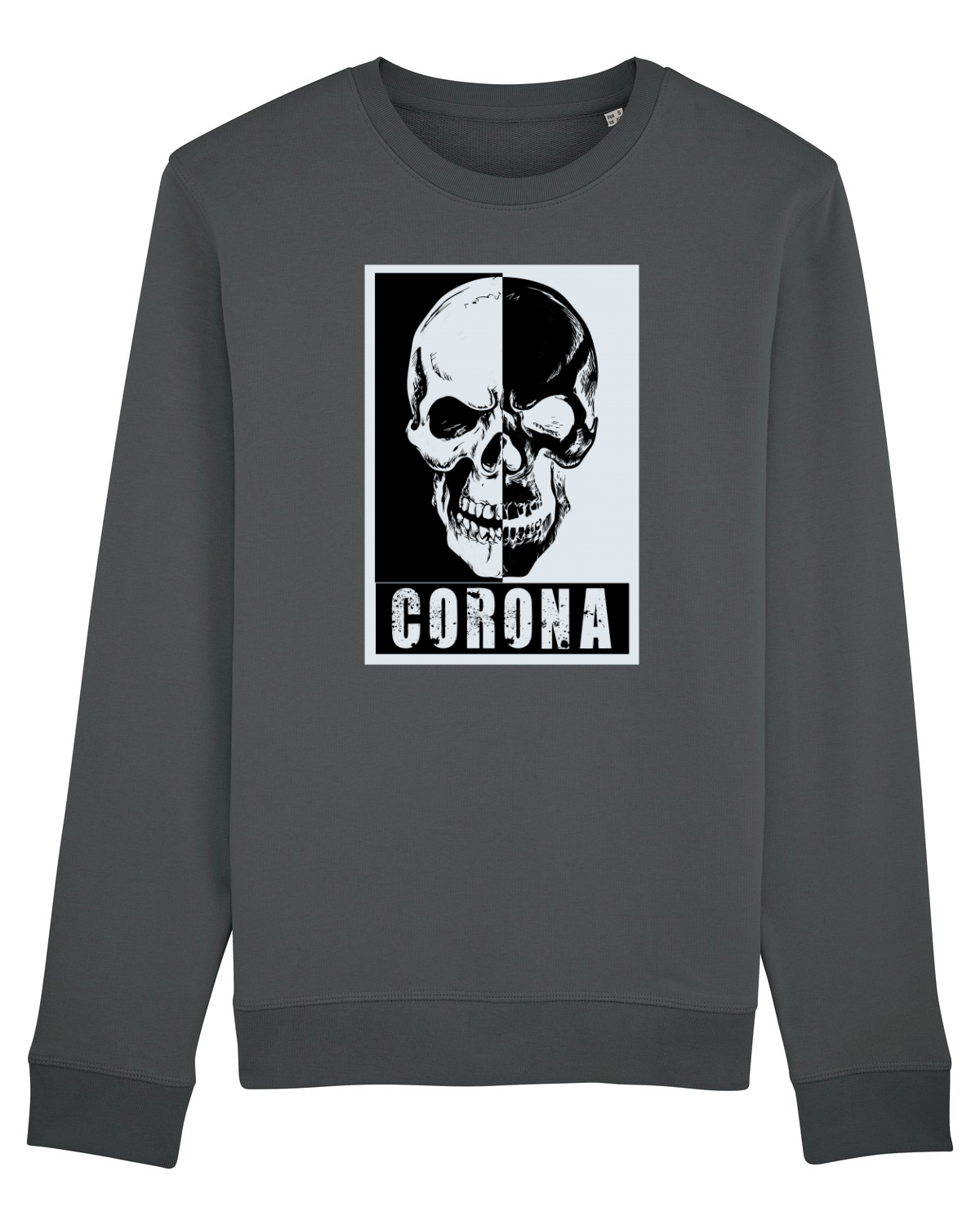Bluză mânecă lungă Unisex Rise Anthracite