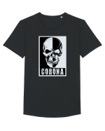 CORONA Tricou mânecă scurtă guler larg Bărbat Skater