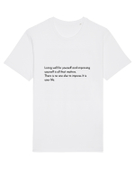 living well for... Tricou mânecă scurtă Unisex Rocker