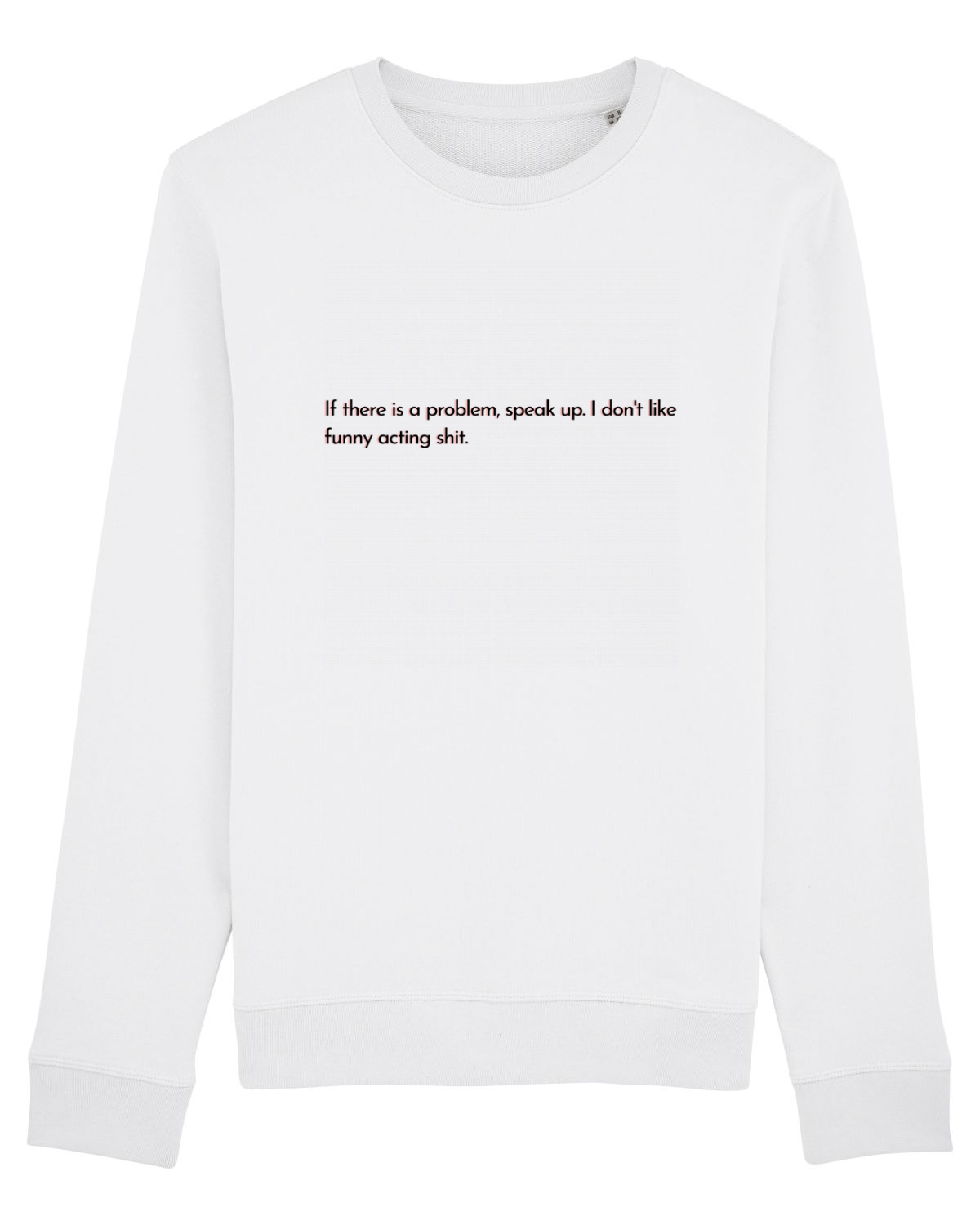 Bluză mânecă lungă Unisex Rise White