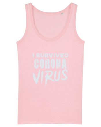 Survived corona virus Cotton Pink