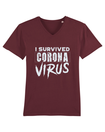 Survived corona virus Burgundy