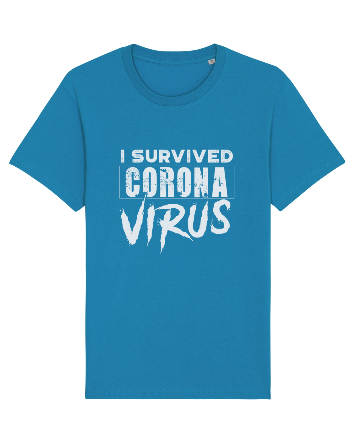 Tricou mânecă scurtă Unisex Rocker Azur