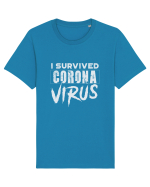Survived corona virus Tricou mânecă scurtă Unisex Rocker