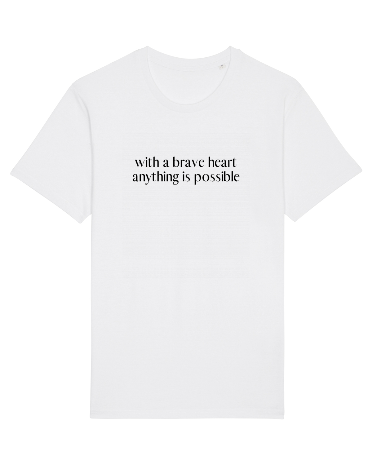 Tricou mânecă scurtă Unisex Rocker White