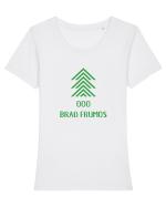 O Brad Frumos ! Tricou mânecă scurtă guler larg fitted Damă Expresser