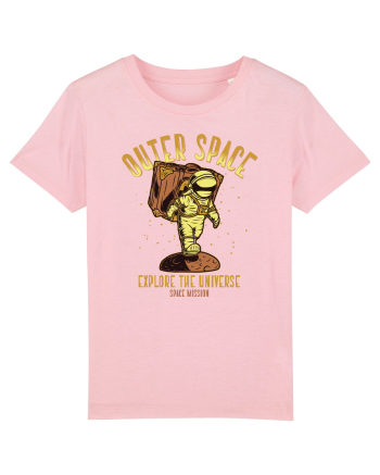 Outer Space Explore The Univers Cotton Pink