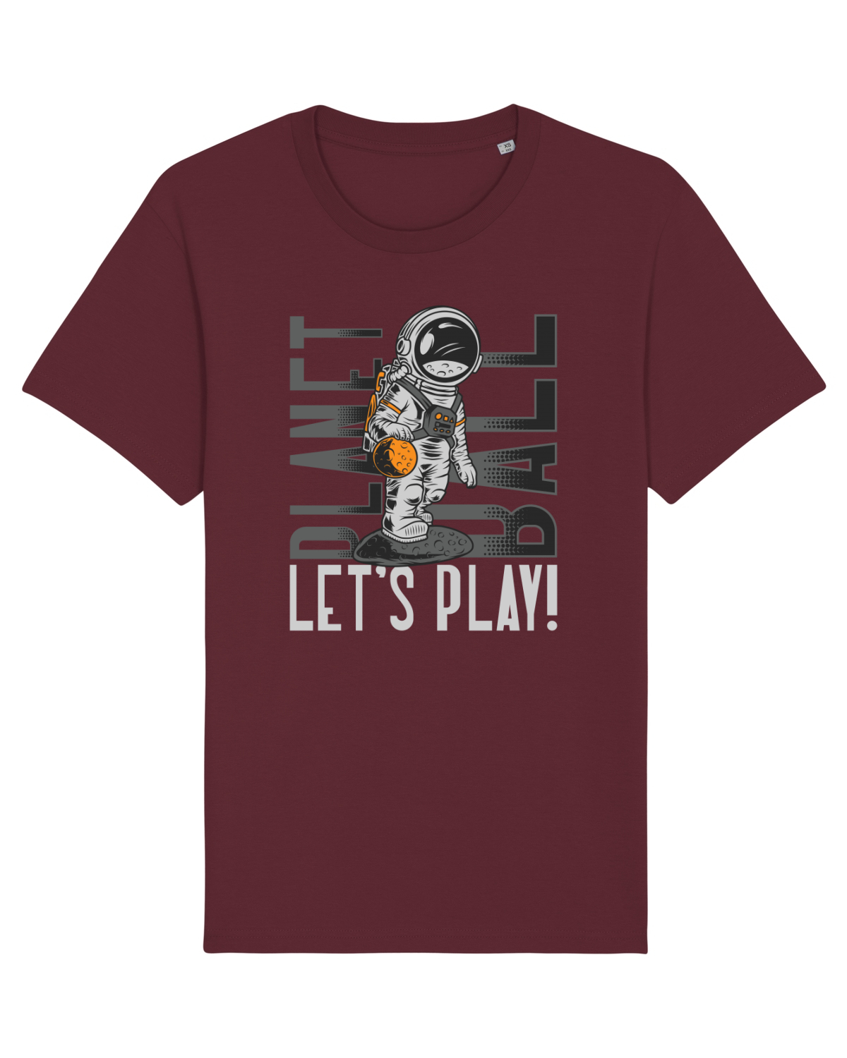Tricou mânecă scurtă Unisex Rocker Burgundy