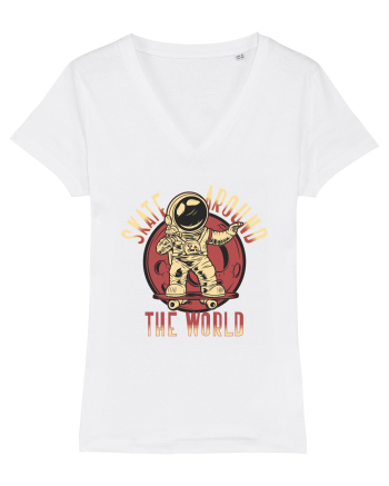 Skate Around The World White