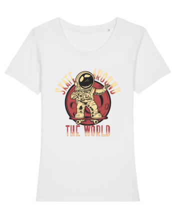 Skate Around The World White
