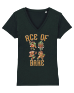 Ace of Bake Tricou mânecă scurtă guler V Damă Evoker