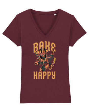 Bake Someone Happy Burgundy