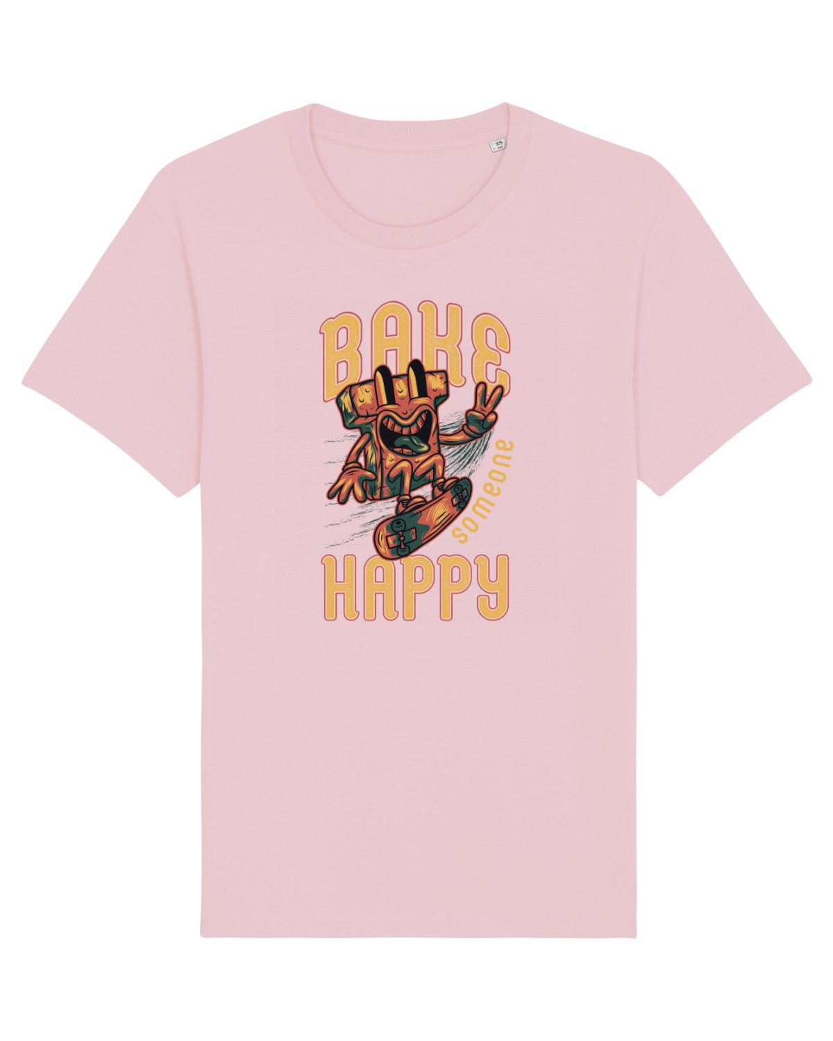 Tricou mânecă scurtă Unisex Rocker Cotton Pink