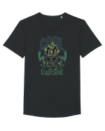 Cool Cupcake Tricou mânecă scurtă guler larg Bărbat Skater