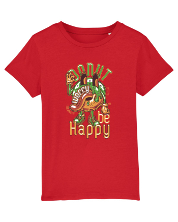 Donut Worry Be Happy Red