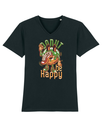 Donut Worry Be Happy Black