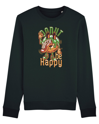 Donut Worry Be Happy Black