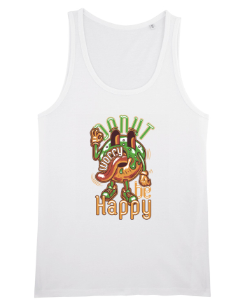 Donut Worry Be Happy White