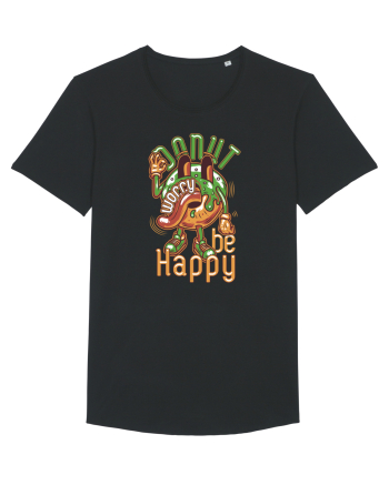 Donut Worry Be Happy Black