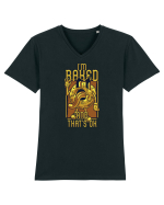 I'm Baked And That's OK Tricou mânecă scurtă guler V Bărbat Presenter