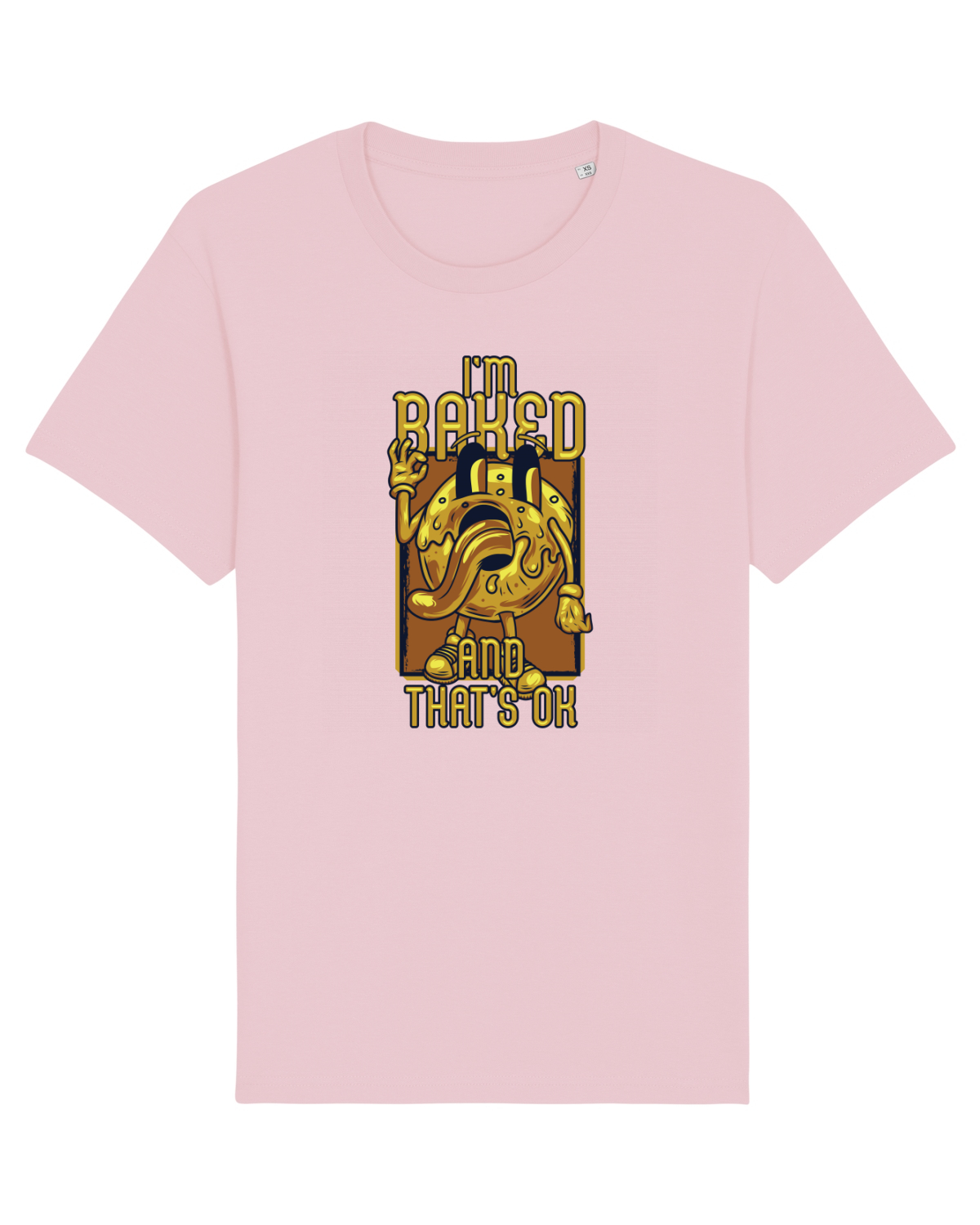 Tricou mânecă scurtă Unisex Rocker Cotton Pink