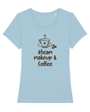 Team makeup and coffee Sky Blue