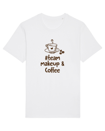 Team makeup and coffee White
