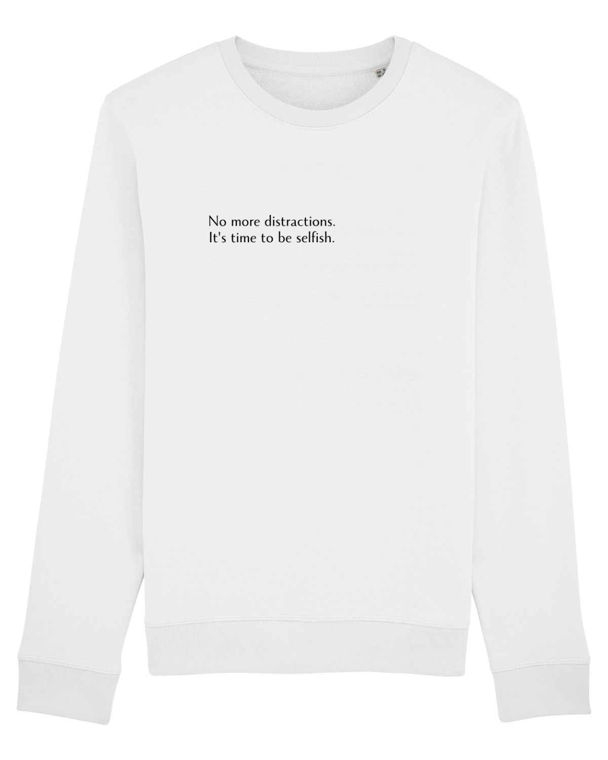 Bluză mânecă lungă Unisex Rise White