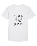 STRONG IS THE NEW PRETTY Tricou mânecă scurtă guler larg Bărbat Skater