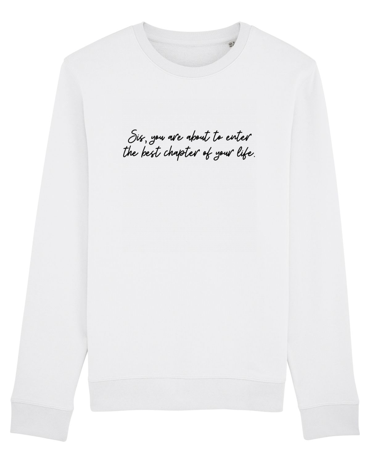 Bluză mânecă lungă Unisex Rise White