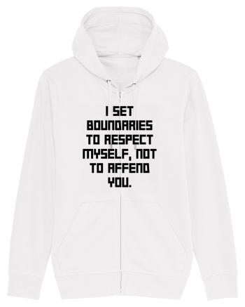 i set boundaries to respect... White