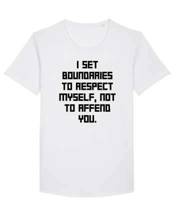 i set boundaries to respect... White