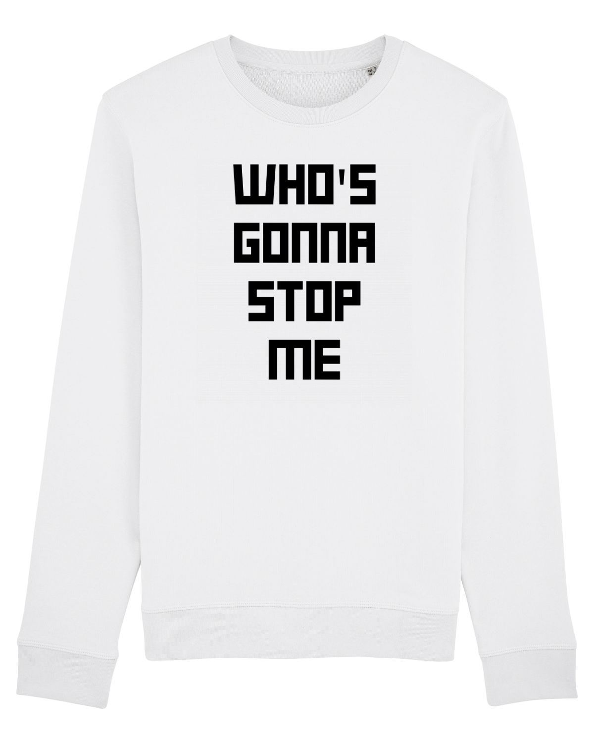 Bluză mânecă lungă Unisex Rise White